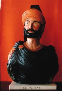 Figurehead of Leonidas from a ship